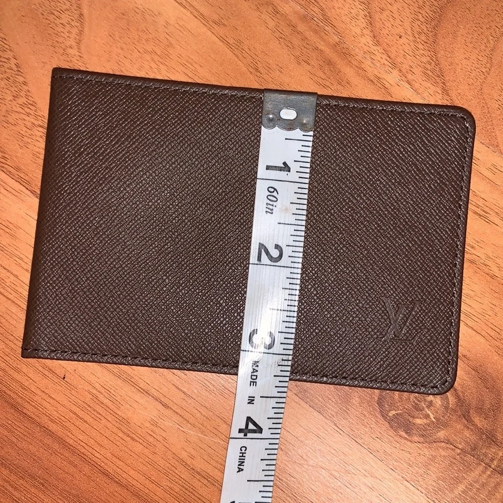 Authentic Louis Vuitton Taiga Leather ID / Card Holder
